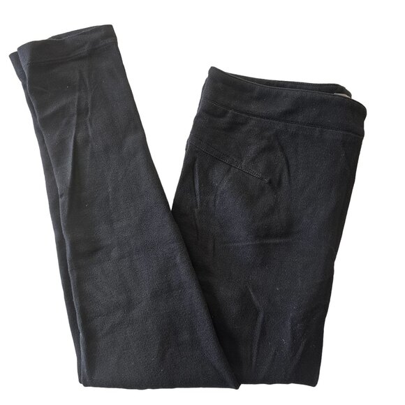 Vince Women's Black Knit Legging Pants Seam Detail size 8 - Picture 2 of 15
